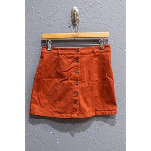 Forever 21 Burnt Orange Skirt, Size M